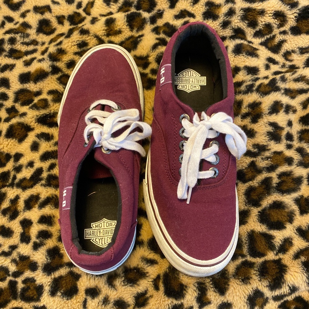 Harley-Davidson Burgundy/Maroon Sneakers, size 8.5